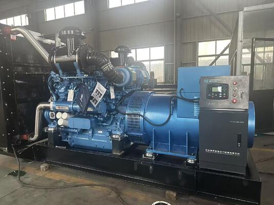 Groupe électrogène diesel 850KVA avec moteur Weichai | Solution d'alimentation industrielle de type ouvert de notre usine