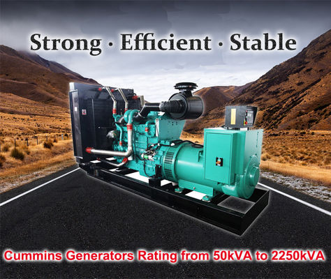 Petit groupe électrogène à eau refroidi 110 kW 137,5 KVA 6 cylindres