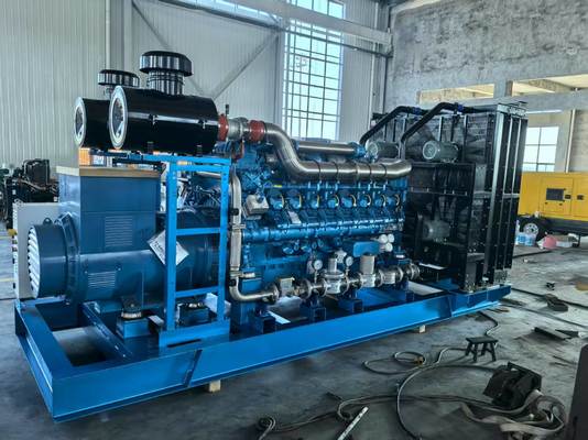 Un bon prix. Groupe électrogène diesel ouvert/silencieux 1000KW/1250KVA avec moteur à gaz Weichai 16M33D1280NG10 et alternateur Wuxi Stanford en ligne