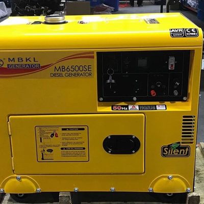 Utilisation à domicile 8KW 14,4KVA générateur diesel refroidi à l'air avec moteur Yangdong