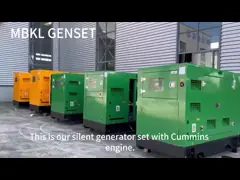 Ensemble de générateur diesel insonorisé pour la recharge de bâtiment / école / hôpital avec moteur Deutz